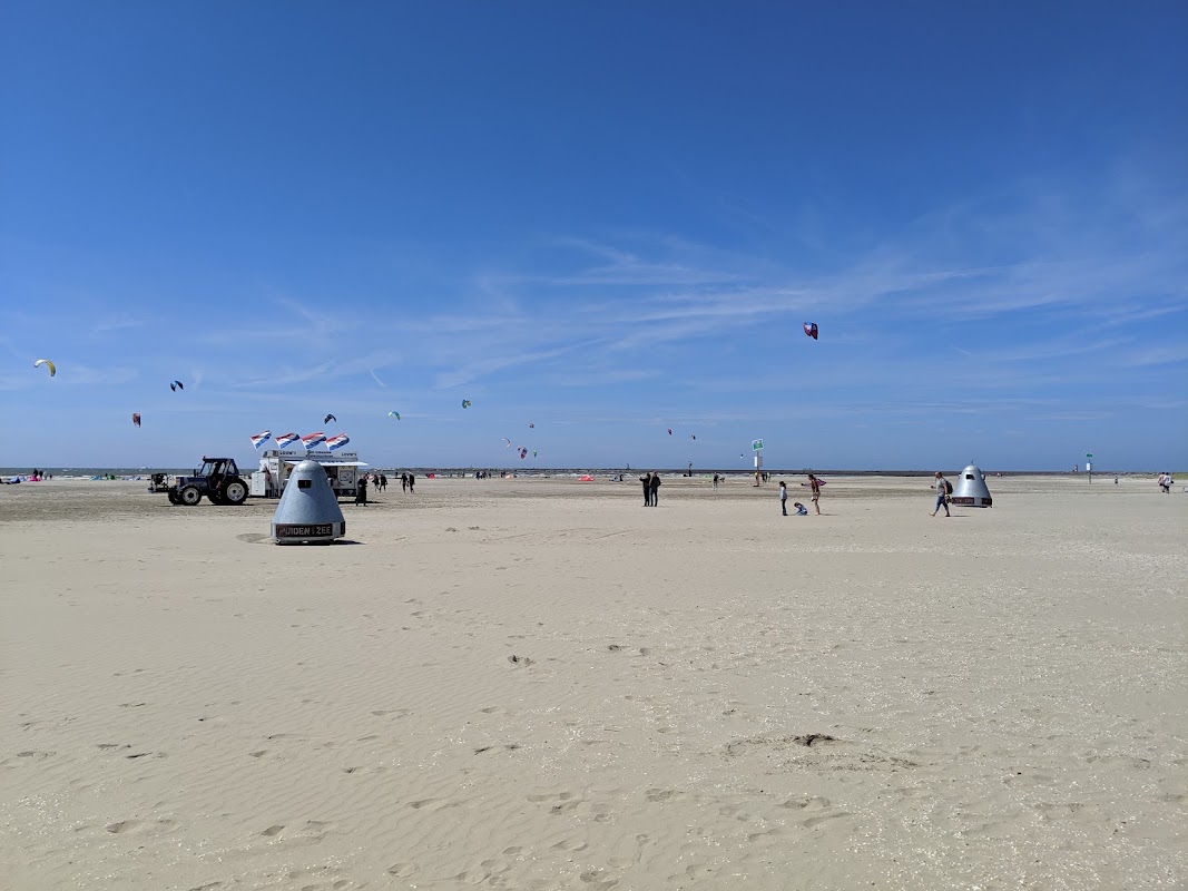 Strand bij IJmuiden aan Zee
